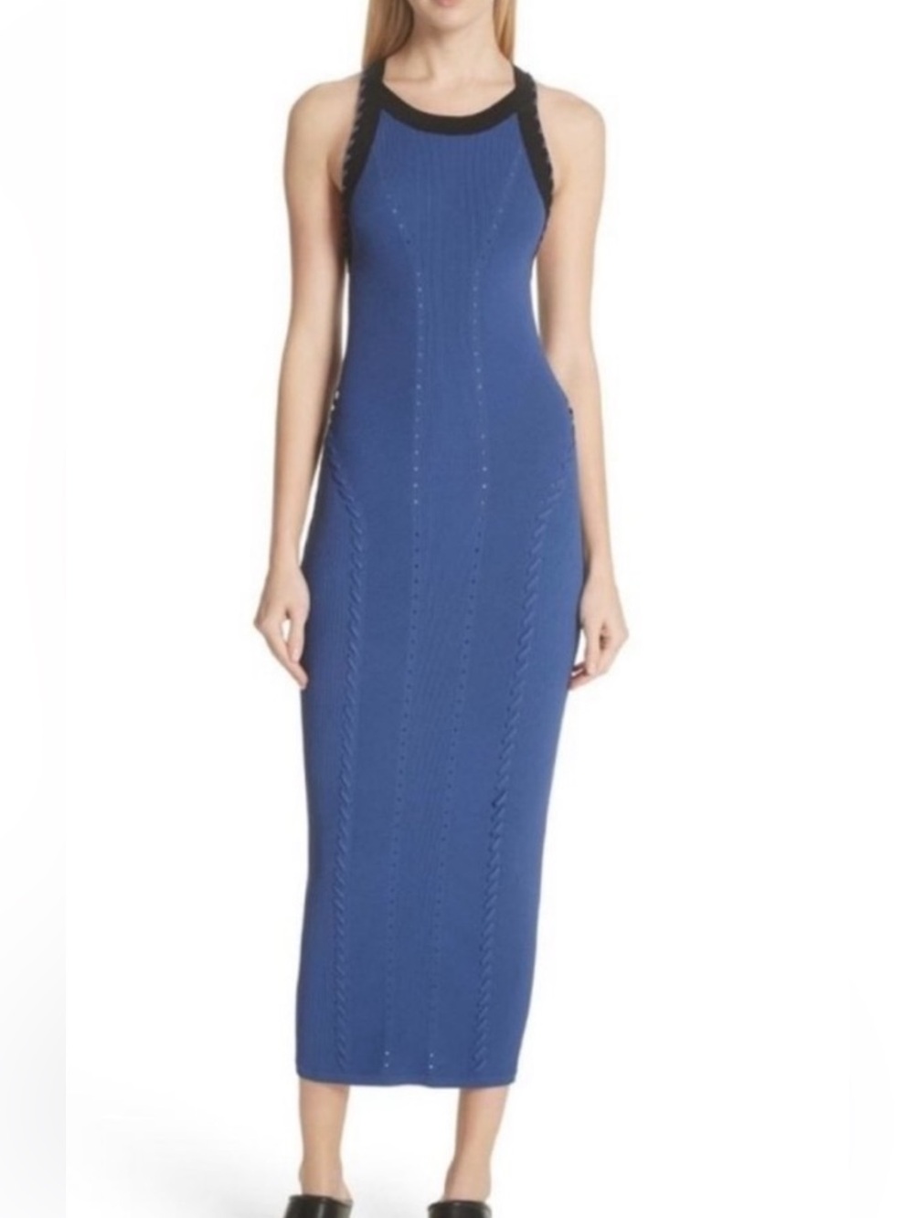 NWT Rag & Bone Blue Brandy Maxi Dress. Women’s Small